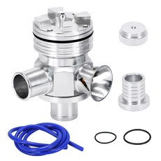 알루미늄 블로우 오프 밸브 S 다이버터 BOV 부스트 바겐 GTI 제타 아우디 1.8T 2.7T PQY5758, 01 silver