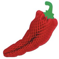 Tissue Chili Pepper Party Accessory (1 count) (1/Pkg) 티슈 칠리 페퍼 파티 액세서리 (1 개입) (1 / 팩), 1