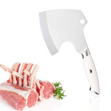 Irai Utaki 123mm ABS 뼈절단칼 고기절단칼 고탄소강 도끼형 업소용 주방칼, 1개