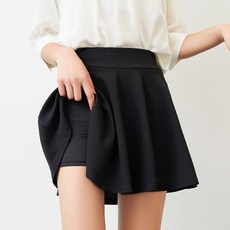 퍼스트레인 여성 밴딩 속바지 플레어 스커트