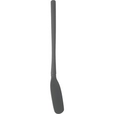 Charcoal Blender Spatula Tovolo Flex-Core Flexible Edge Blender Extra-Long Handle Angled Head Reaches Below Blades Silicone Spatula for Smoothies, 1개, Home) 1 EA, Charcoal