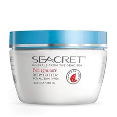 SEACRET Minerals 시크릿 사해 스파 바디 버터 251ml Ocean Mist, Pomegranate, 1개