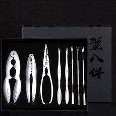 도구 대게 손질 펜치 포크 스테인리스 스텐 바늘 기프트 대게가위 숟가락 게 갑각류, 1개