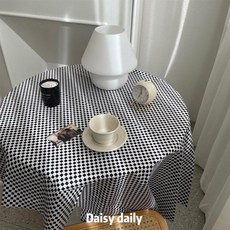 체커보드식탁보