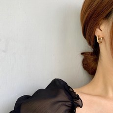 웨이브링귀걸이