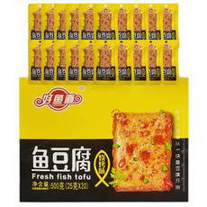 홍홍 중국식품 어두부 간식 유도우푸 1박스 (20개입) 500g 숯불바베큐맛 마라간식 중국간식 위또푸, 1개