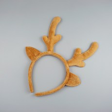 루돌프 순록 머리띠 유아 여아 파티머리띠, 브라운