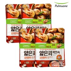 [풀무원]얇은피꽉찬속 김치만두x8봉, 단품