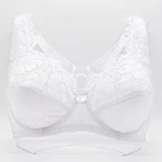 새로운 여성 란제리 섹시 사이즈 화려한 꽃 레이스 Unlined Underwire 관점 Bralette 속옷 오프숄더브라 - 여자섹시속옷