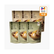 목우촌 생생삼계탕 (녹두삼계탕3팩+황기닭백숙3팩)