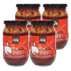 백쿡 만능 양념장소스, 500g, 4개