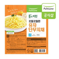 [풀무원] 꼬들꼬들한 유자 단무지채 (1kg), 1개, 1kg