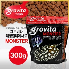 그로비타 몬스터 대형어전용 사료 300g, 1개