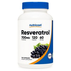 건강 보조제 브랜드 레스베라트롤 700mg 120건강 보조제 1병 60회분