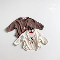 미니로브 데일리 미키티 아동 디즈니 가을 티셔츠