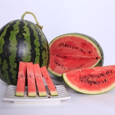 국내산 고당도 꿀수박 5~8kg 당일수확 당도높은 충북 수박 산지직송, 에어포장 꿀수박 8kg이상, 1개