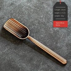 Xiangyun 합금 티 스푼 캐디 콤부 세트 다도 용품 차 삽 견과류 향신료, 09 Tea spoon F, 1개
