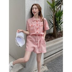 골프점프수트 20대 라운딩 민소매 팬츠 편한 원피스
