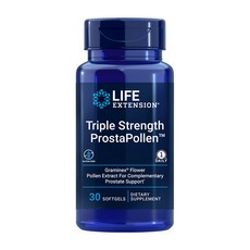 Life Extension 트리플 스트렝스 프로스타폴렌 30 소프트젤, 1개, 30정