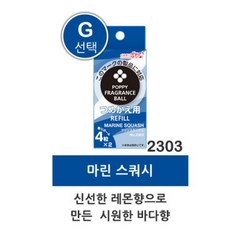 고체 리필형 향기볼(리필) 향기볼(리필 선택-G 2303 마린 스쿼시) 시원한 바다향 안전한 차량용 방향제 10여종 리필향 차량 디퓨져만들기 차량용방향제 실내용방향제, 2봉, 1팩