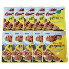 노브랜드 중화식 야채참치 숯불맛 매콤참치 5+5, 90g, 10개