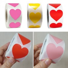 마스크하트스티커