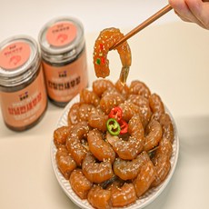 동애원푸드(주) 신기한꽃게장 간장 깐 새우장, 1개, 600g