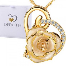 순금장미목걸이