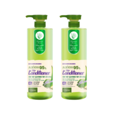 오가니아 푸른제주 알로에베라 헤어 컨디셔너 1000g, 2개, 1000ml