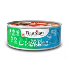 퍼스트메이트 그레인프리 고양이캔 칠면조+참치 156g, 단품
