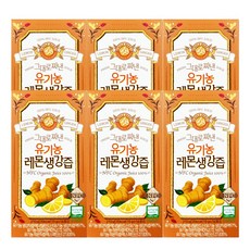 홀베리 그대로 짜낸 유기농 레몬생강즙, 84개, 15g