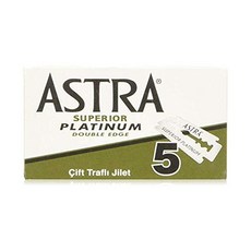 Astra Platinum Double Edge Safety Razor Blades 100 Count (Pack of 1), 단일상품