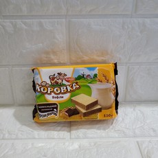 Вафли Korovka со вкусом топлёного молока и какао, 2 шт по 150 г