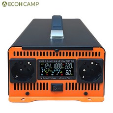 에코H 순수정현파 인버터 60Hz 220V 국내용 한국형 차량용 캠핑용 차박용 컨버터, 5000W x 24V, 1세트
