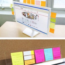 린디자인 모니터문서메모보드 기본형 모니터메모판