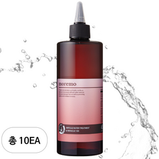모레모 미라클 100 손상모 탈모증상완화 기능성 멀티케어 앰플 워터 트리트먼트, 400ml, 10개