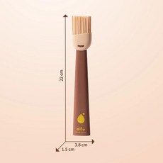 실리콘 바베큐 그릴 집게 주방 요리 샐러드 빵 스틱 클립 클램프, 11.B brush brown, 1개