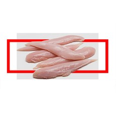 [굿앤쉐프] 당일도축하여 출고하는 국내산 얼리지 않은 냉장 닭안심살 소분포장, 2개, 1kg