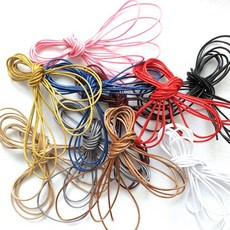 패브릭샵 치즈끈1mm 180cm 10컬러, 연브라운, 1개