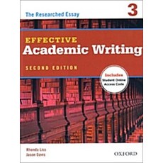 Effective Academic Writing 3 : Student Book, OUP옥스포드