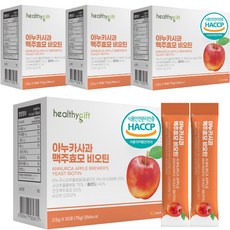 맥주효모가루haccp
 아누카 사과 맥주효모 비오틴 식약처 HACCP 인증 추출 분말 가루 스틱 75g 4개