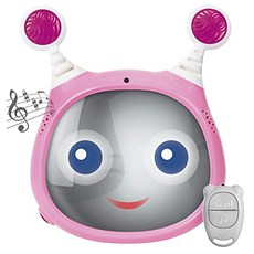 Oly Active Baby Car 백미러-낙하 방지 후면 베이비 미러는 아기를 즐겁게하고 달래고 보이게 할 수 있습니다-10 x 11.7 x 3.1 인치. 원격 제어 기능이있는 조절 가능한 머리 받침 Benbat 핑크, 본상품