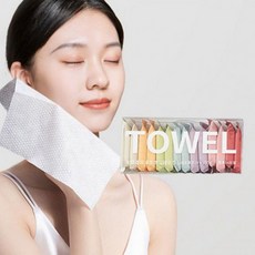 블랙타이거 일회용 수건 여행용 압축 캠핑 타올 운동, 1세트