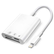 SD카드 리더 리더기 SD/ Micro SD 카드 리더 리더기 for iPhone 아이패드 D, 상세내용참조