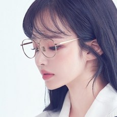 멜라크메 남성 여성 투브릿지 보잉 라운드 베타 티타늄 브라운 안경테