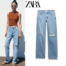 자라 청바지 미드라이즈 진 zara