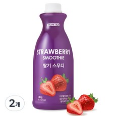 쥬피터 딸기스무디 1.8kg, 2개, 1.8L 2개, 1.8kg