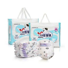 기저귀 밤기저귀 밴드형 명품 아토잼잼 팬티형 밴드팬티형 유아 초유기저귀 기저귀, 팬티형 M 5~11kg 40매