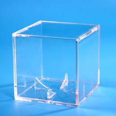 측면 길이 8cm 아크릴 9 Inch 야구 상자 골프 테니스 공 디스플레이 투명 케이스 기념품 스토리지 박스 보호 홀더|야구 & 소프트볼들|, 1개, just an empty box, 8CMX8CMX8CM
