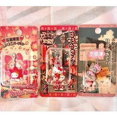 고전 키티 스트랩 박스 빈티지 피규어 참 키홀더 가방고리